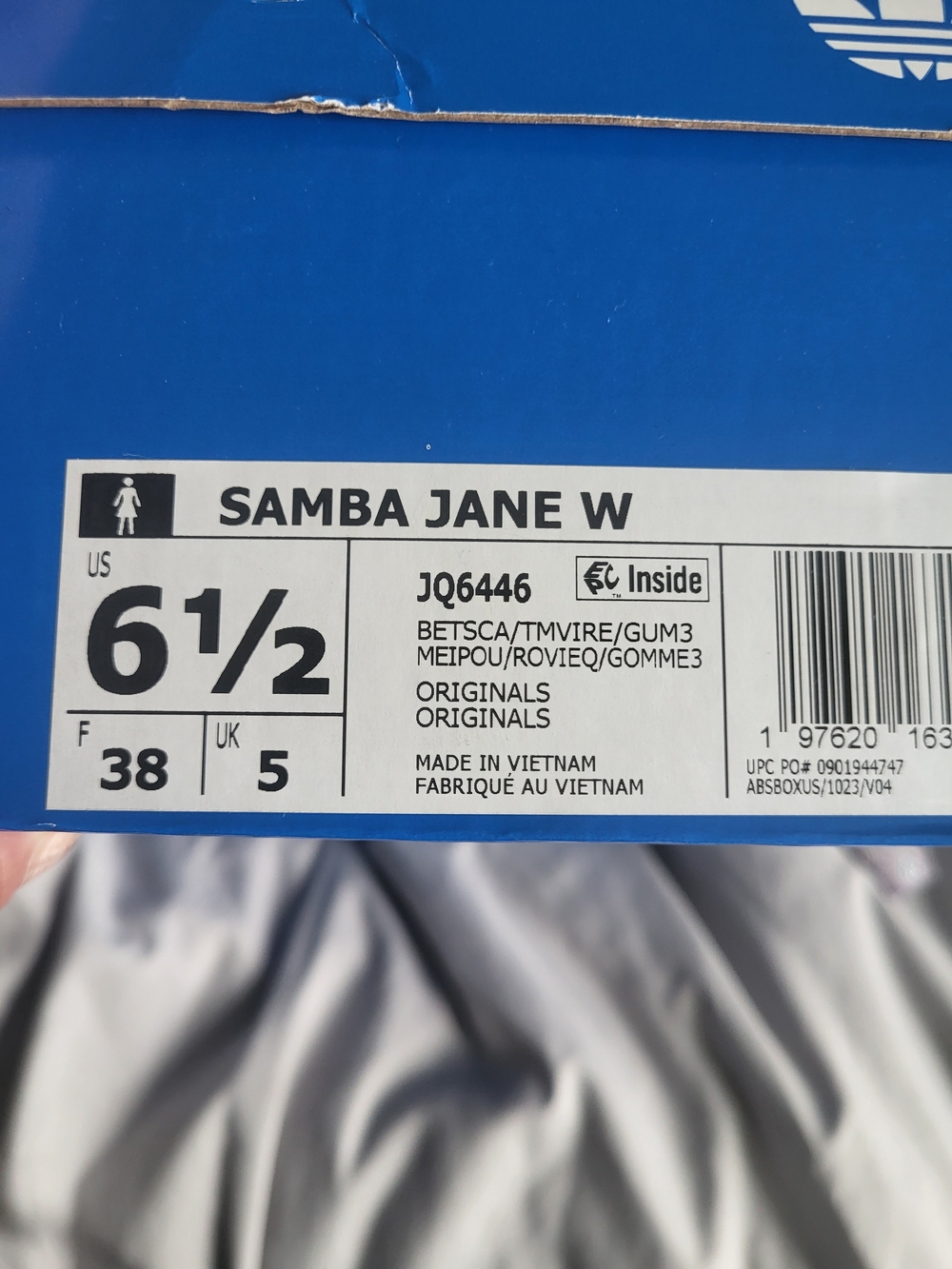 Adidas Womens Red Mary Jane Sneakers Size 6 1/2 Style# JQ6446 - Picture 7 of 7